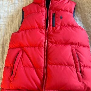 Polo by Ralph Lauren Red Puffer Jacket for Kids